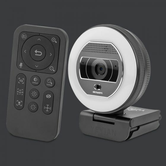 Flex-Webcam Yeyian Streaming Iluminación Y Control Remoto Ypw-Qhdaf-M1