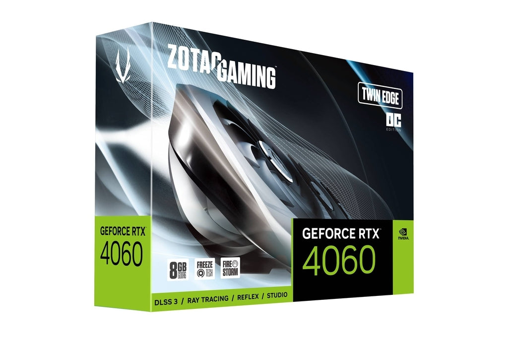 Tarjeta De Video Zotac Geforce Rtx 4060 8Gb Twin Edge Oc Pci Express 4 (Zt-D40600H-10M)