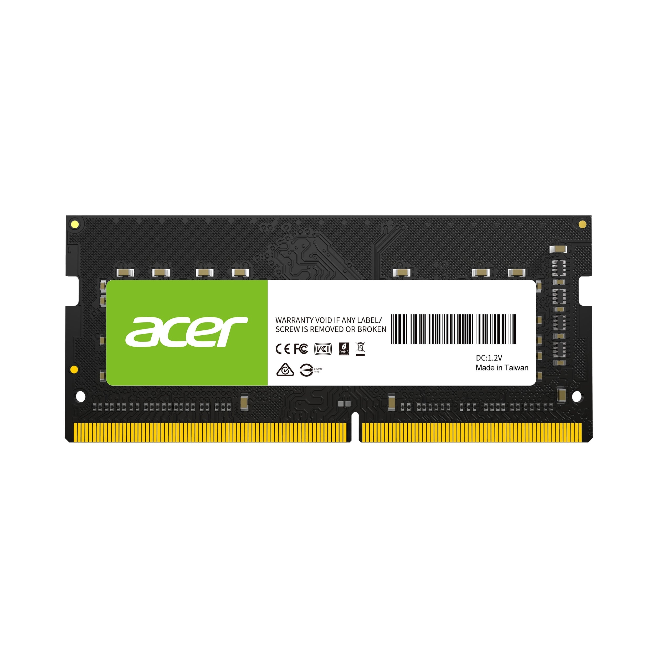Memoria Acer Sd100 Ddr4 Modelo De 8Gb Sodimm 2666Mhz Bl.9Bwwa.204