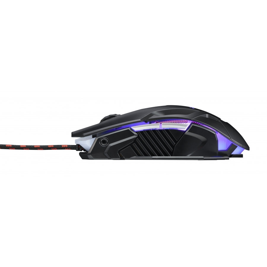 Mouse Acer Nitro Nmw200 /Sensor Optico 6 Dpi 800-7200Dpi / 146G /Aceleracion 20G/ 7000Fps /125Mhz / Win Os, Mac Os/ Diseño Luminoso 7 Luces