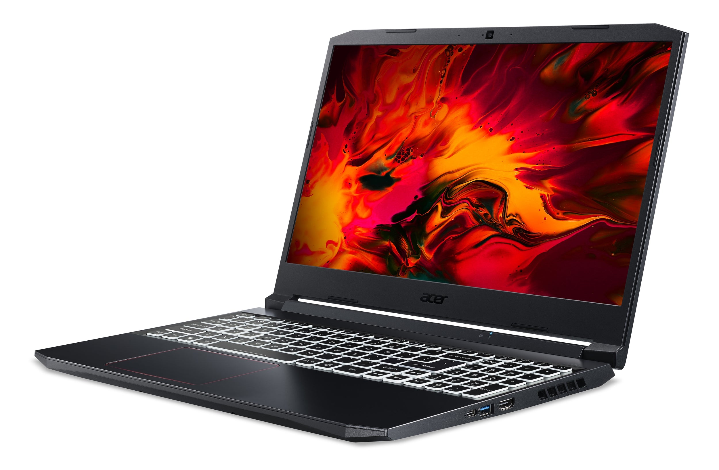 Computadora Portátil Gamer Acer An515-55-7581 Nitro Intel Core I7-10A Ram 8Gb Win10H 512Gbssd 15.6 Fullhd 144Hz Rtx3060 6Gb Gddr6 Teclado Retroiluminado Rojo Año Seguro