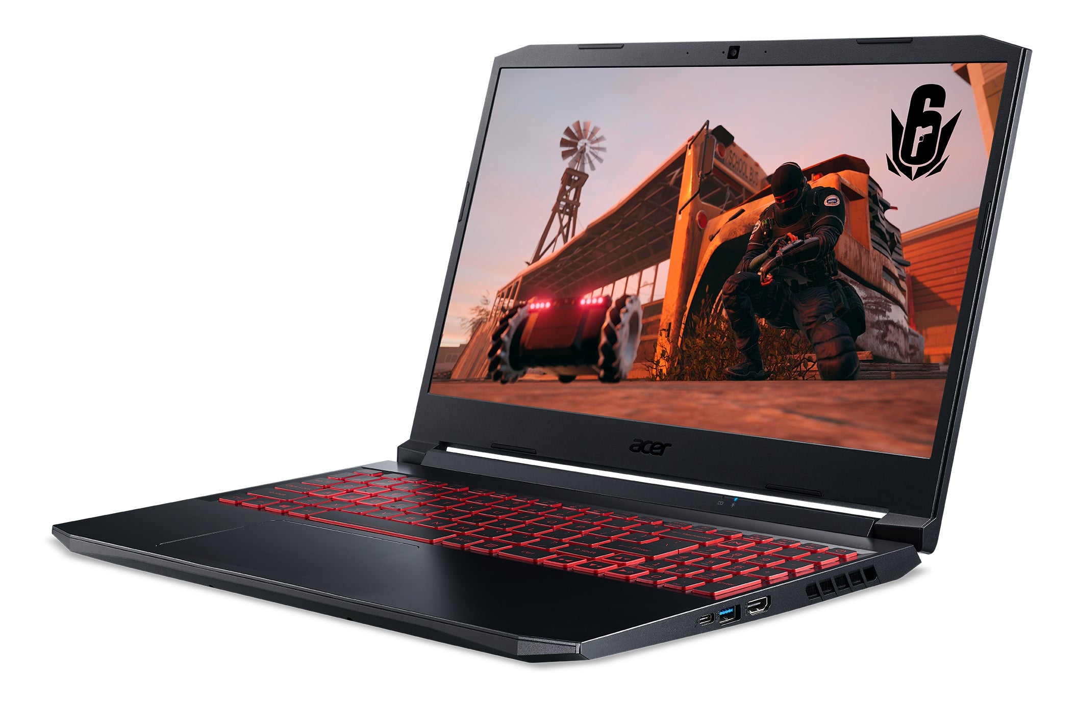 Laptop Acer An515-57-5700 Gamer Nitro I5-11400H; 16Gb 512Gb Ssd Rtx3050Ti 4Gb Ddr6 Windows 10H; 15.6 Teclado Retroiluminado En Inglés Garantía Contactar Pm.