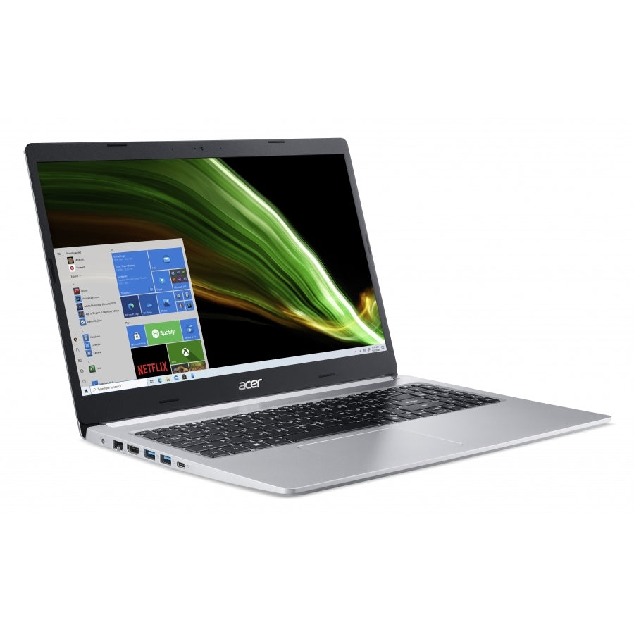 Computadora Portátil Acer Aspire 5 A515-45-R4Pq Laptop Amd Ryzentm 7 5700U 8Gb Ddr4 256Gb Ssd Windows 10 Home 15.6 Año De Garantia En Cs + Contra Robo Plata