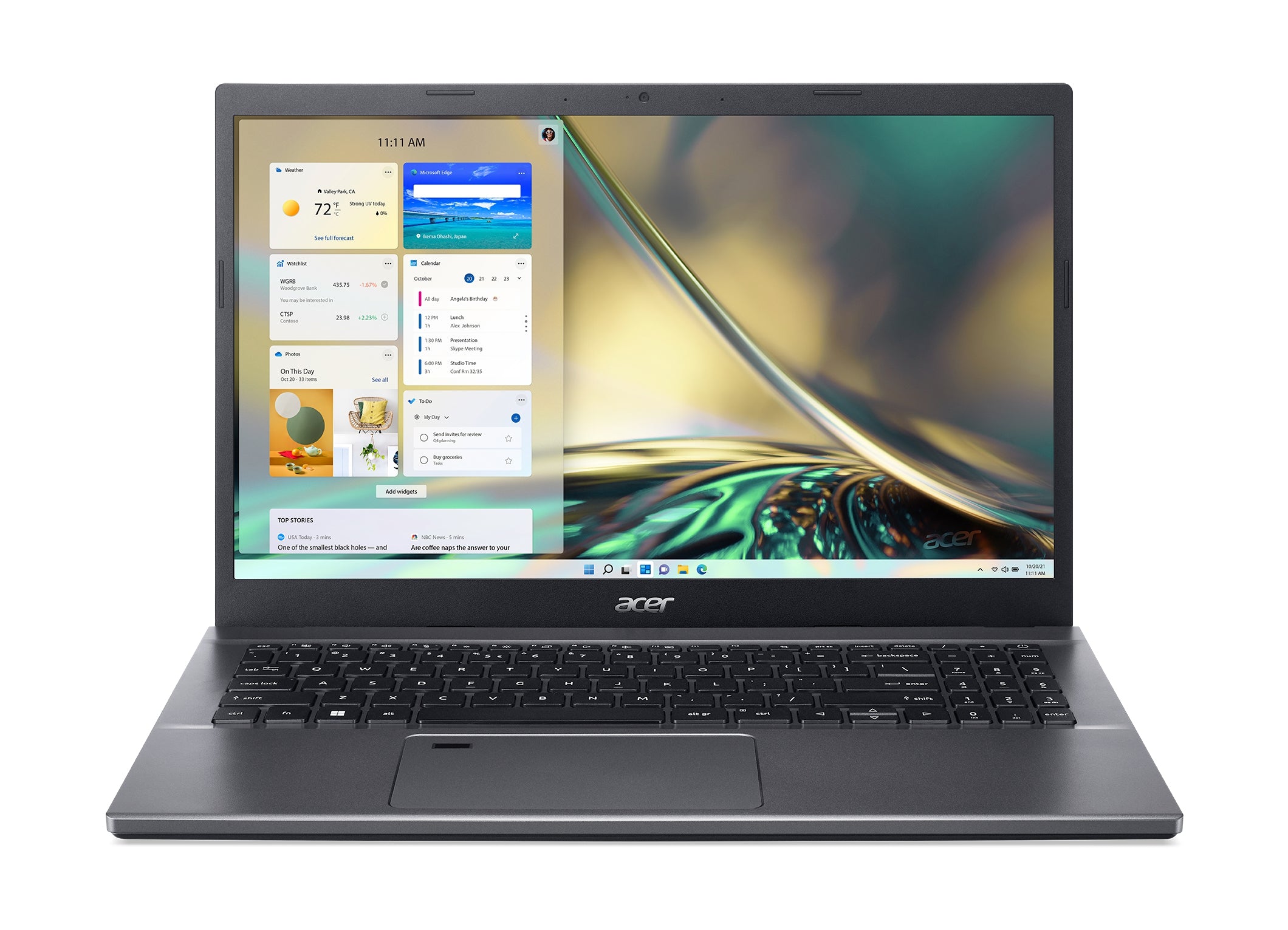 Laptop Acer A515-57-73Qj Aspire Intel Core I7-1255U 16Gb Ddr4 512Gb Ssd Windows 11 Home 15.6 Año De Garantia En Cs + Contra Robo