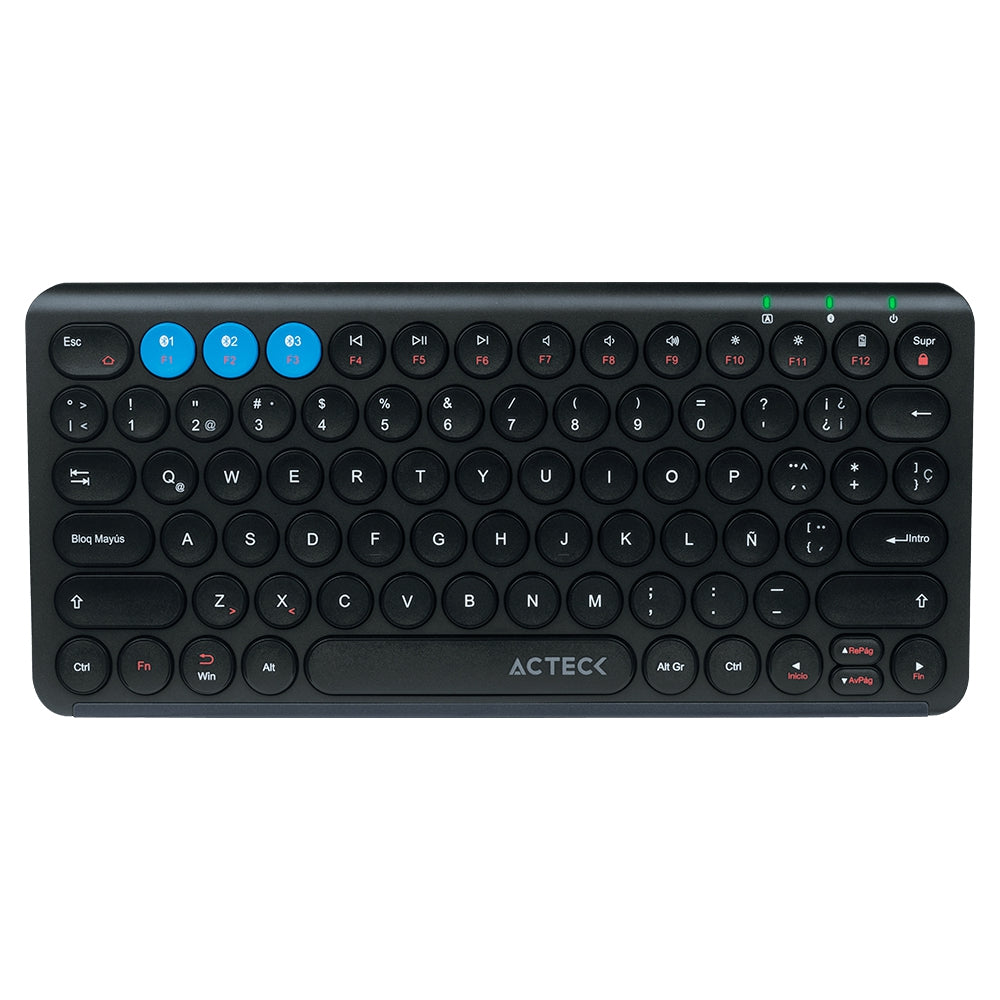 Teclado Acteck Ac-926577 Bluetooth Negro