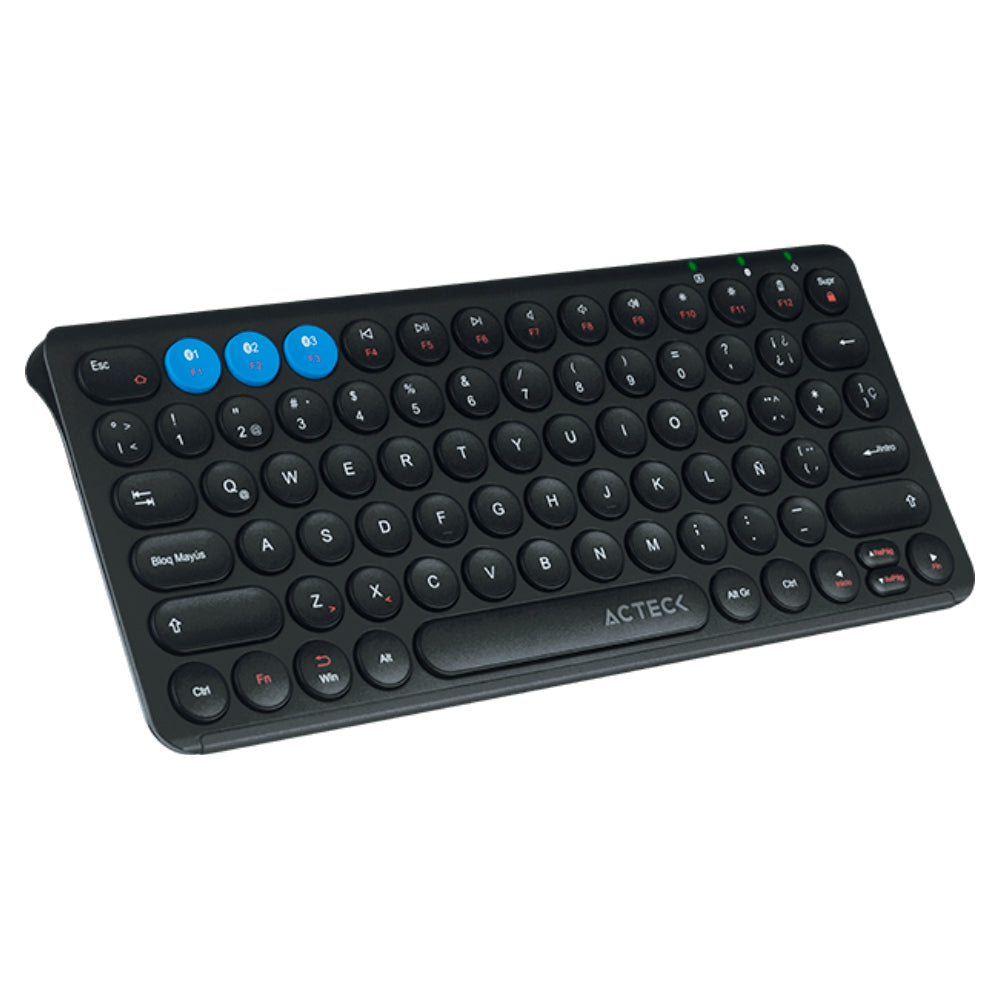 Teclado Acteck Ac-926577 Bluetooth Negro