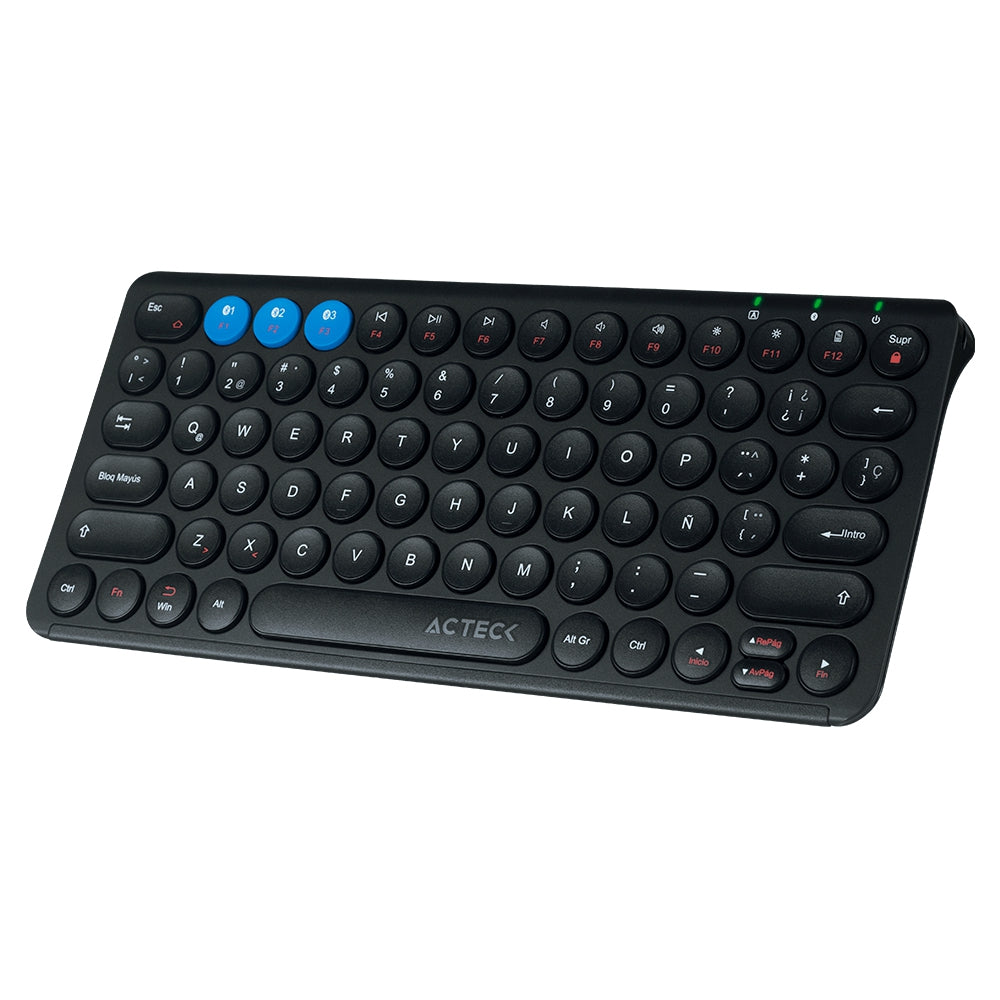 Teclado Acteck Ac-926577 Bluetooth Negro