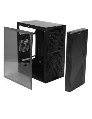 Gabinete Acteck Kioto Gc220 Essential Micro Slim Series Factor De Forma: M-Atx Ac-933063