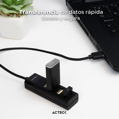 Hub Usb Acteck Dh420 Adaptador 2.0 Port X