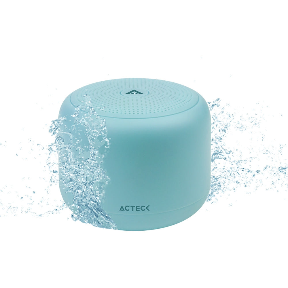 Bocinas Glee Tiny Ap410 Acteck / Bluetooth 5.0 / Tws / Proteccion Contra Agua Ipx7 / 5W / Usb C / Recargable 8Hrs / Azul / Ac-935067