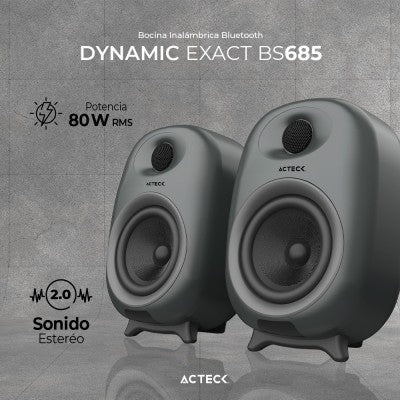 Bocinas Acteck Bs685 Bluetooth Dynamic Exact Elite Series