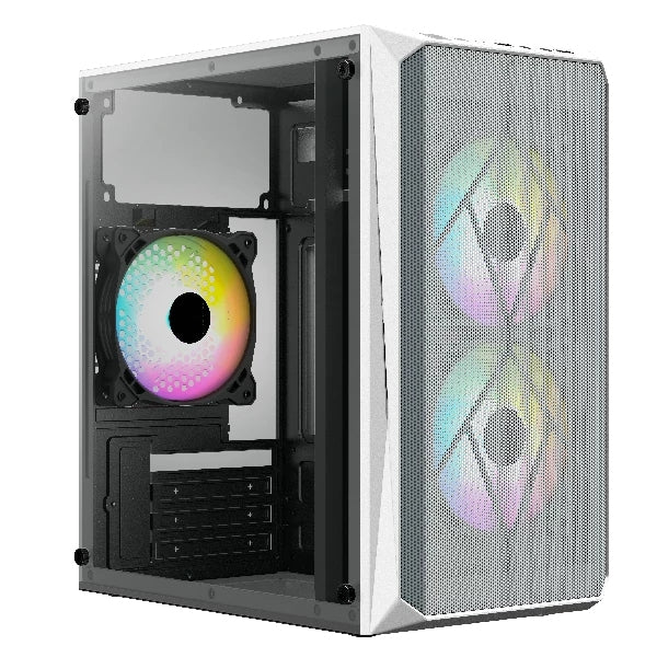 Gabinete Acteck Doom Gi630 Micro-Tower Pc Atx Mini-Atx Blanco 500 W