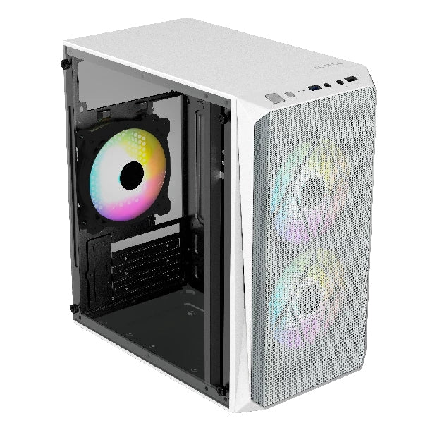 Gabinete Acteck Doom Gi630 Micro-Tower Pc Atx Mini-Atx Blanco 500 W