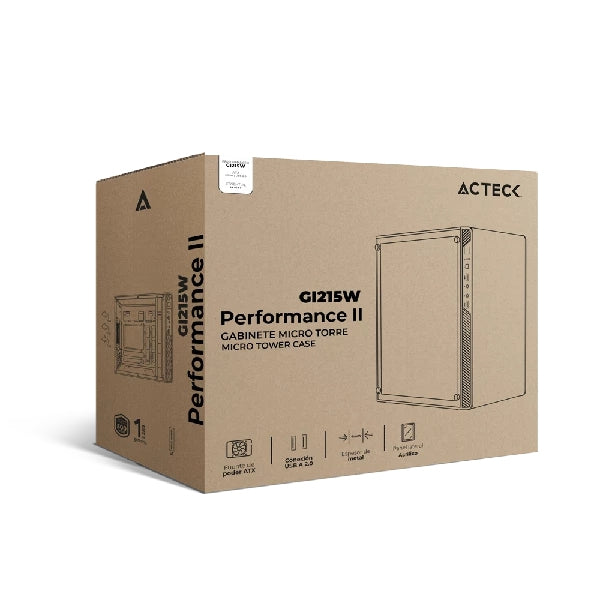 Gabinete Acteck Gi215W Micro Torre Performance Ii Essential Series