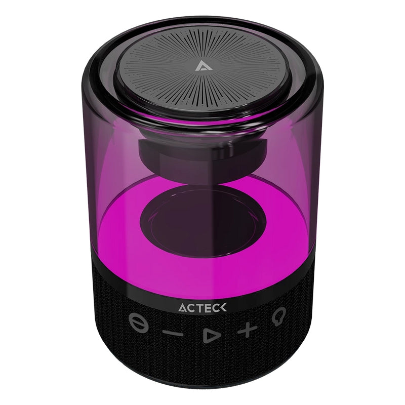 Bocina Acteck Ap30 Inalámbrica Bluetooth Glee Pure Advanced Series 5.2 Potencia 10W Rms