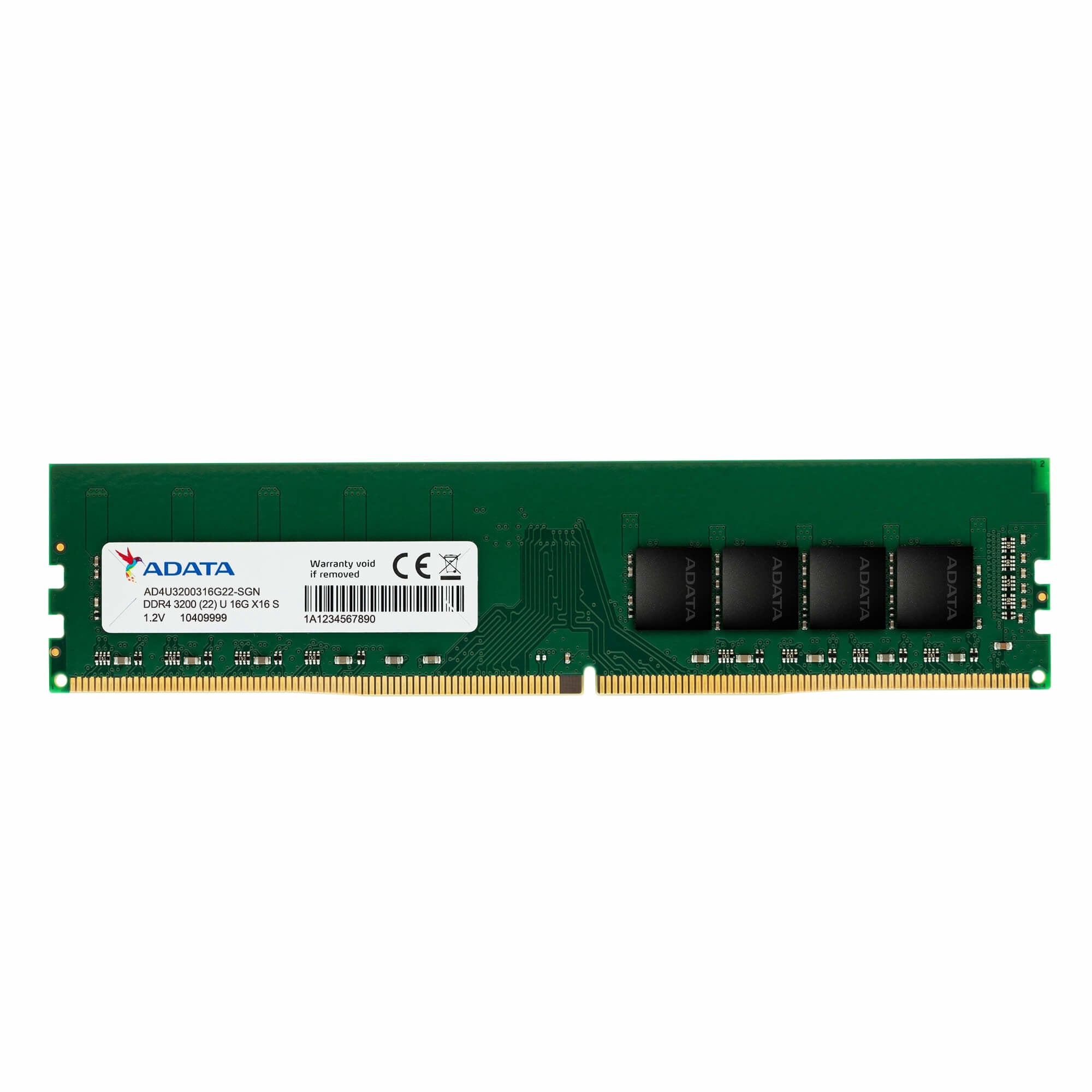 Memoria Adata Udimm Ddr4 16Gb Pc4-25600 3200Mhz Cl22 288Pin 1.2V Pc