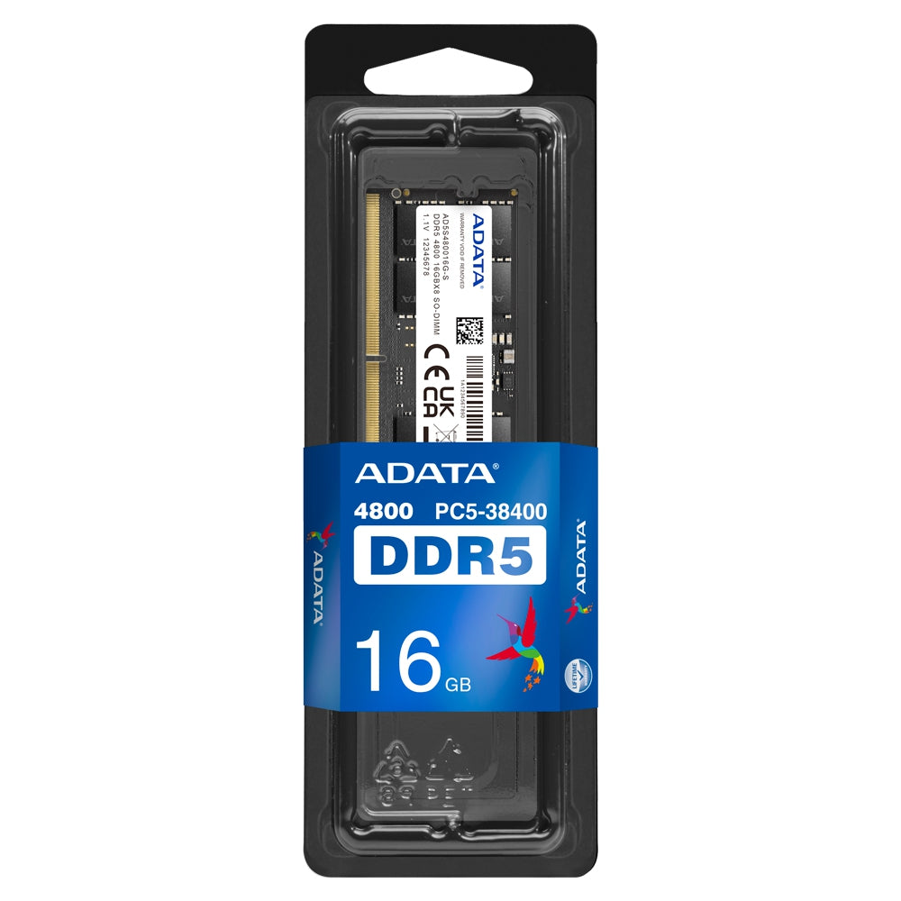 Memoria Ddr5 Adata 16Gb 4800 So-Dimm (Ad5S480016G-S)