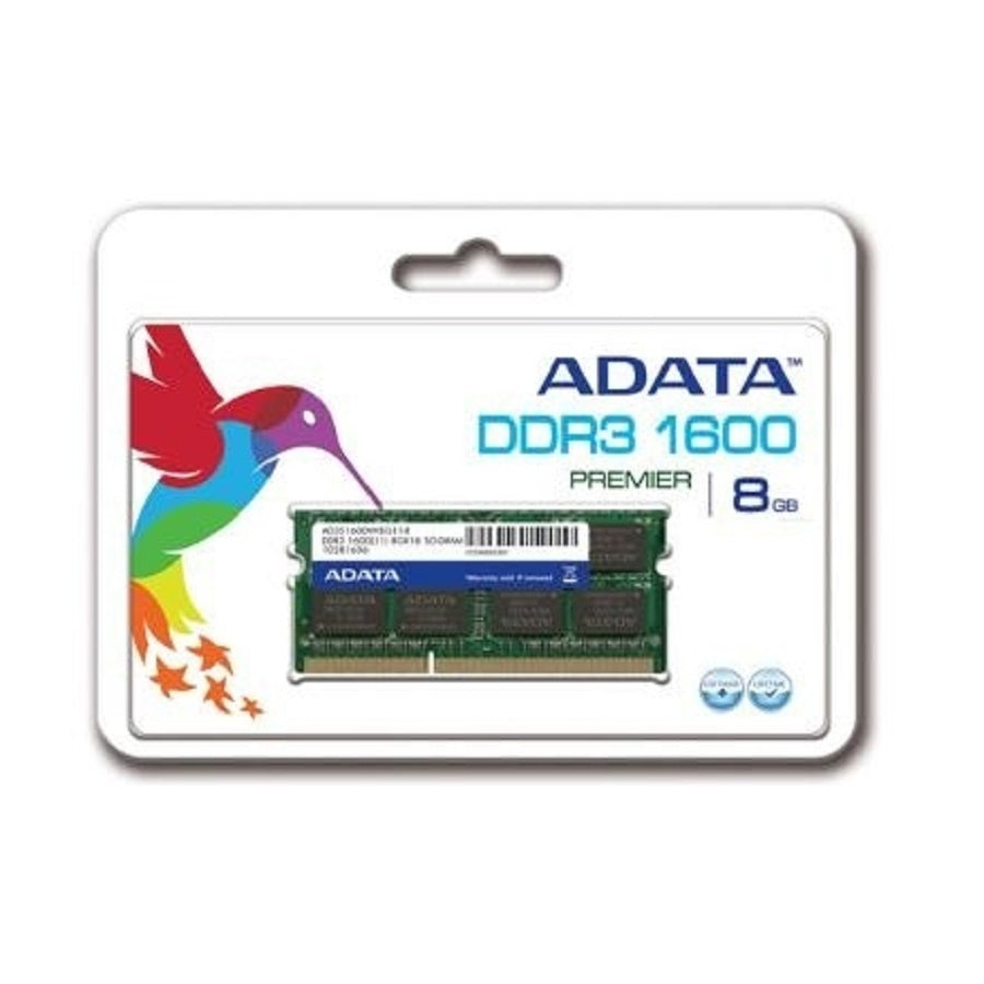 Memoria Adata Sodimm Ddr3L 8Gb Pc3L-12800 1600Mhz Cl11 204Pin 1.35V Laptop/Aio/Mini Pcs