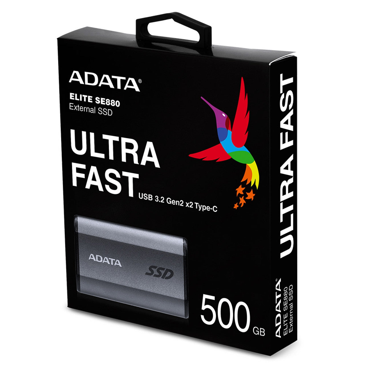 Unidad Ssd Ext Adata Se880 500Gb Usb-C 3.2 Gris (Aeli-Se880-500Gcgy)