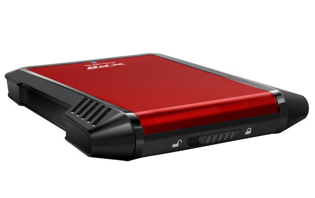 Gabinete Externo Adata Ex500 Usb 3.2 Gen1 (Compatible Con Las Versiones Anteriores 2.0) 2.5 Pulgadas Rojo