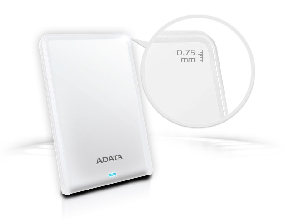 Disco Duro Externo Adata Hv620S Tb Usb 3.1 2.5 Pulgadas Color Blanco