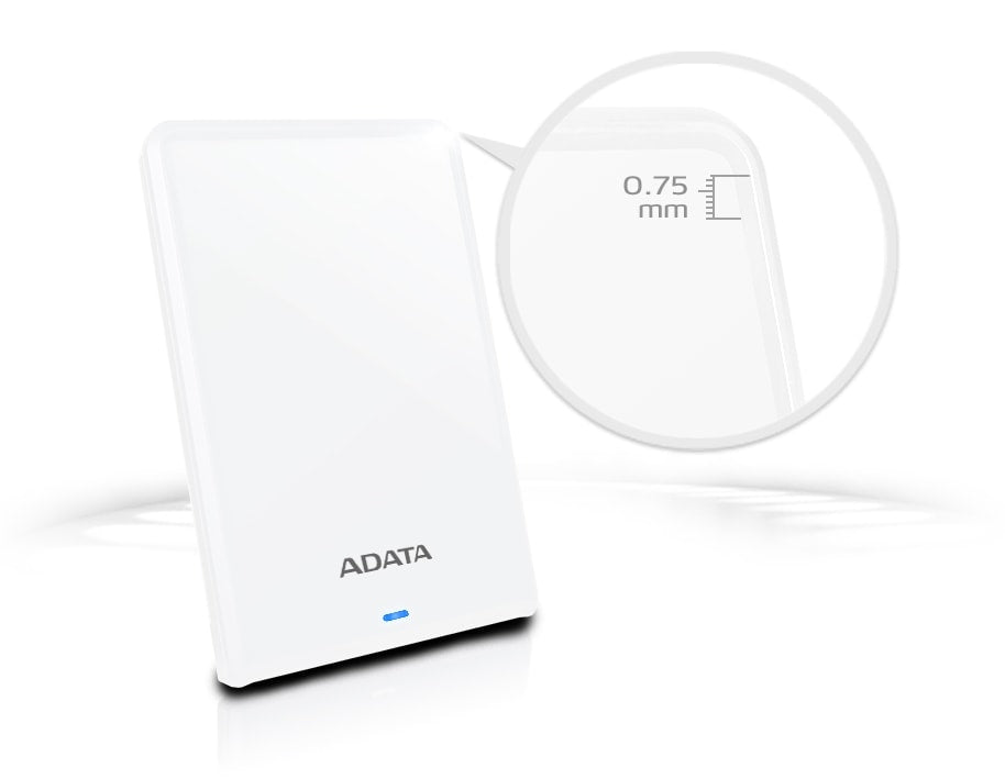 Disco Duro Externo Adata Hv620S Tb Usb 3.1 2.5 Pulgadas Color Blanco