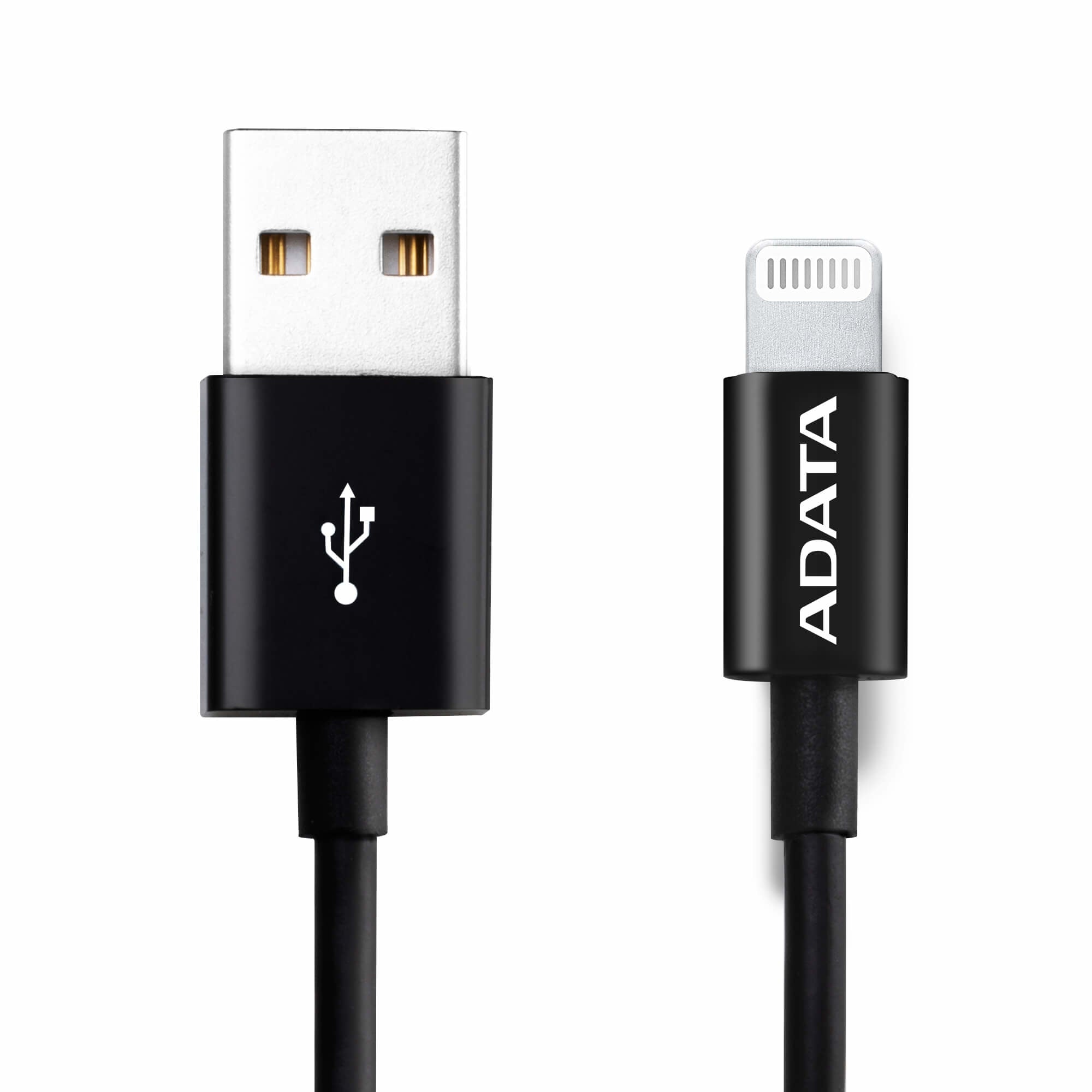 Cable Adata Lightning Apple 1M Negro (Amfipl-1M-Cbk)