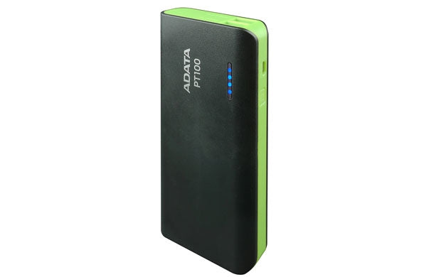 Cargador Portatil Adata Pt100 Negro/Verde (Apt100-10000M-5V-Cbkgr)