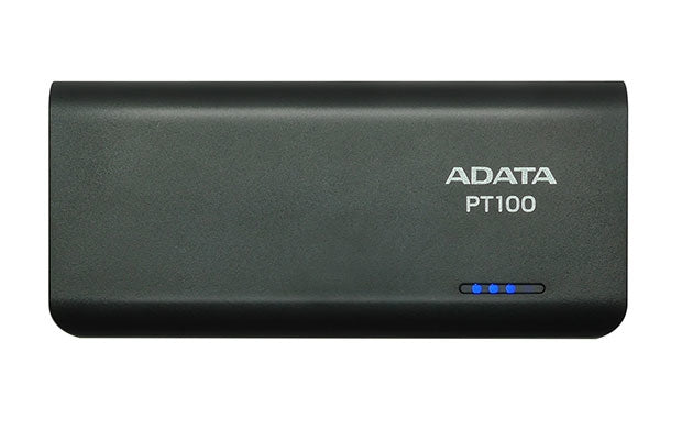 Cargador Portatil Adata Pt100 Negro/Verde (Apt100-10000M-5V-Cbkgr)