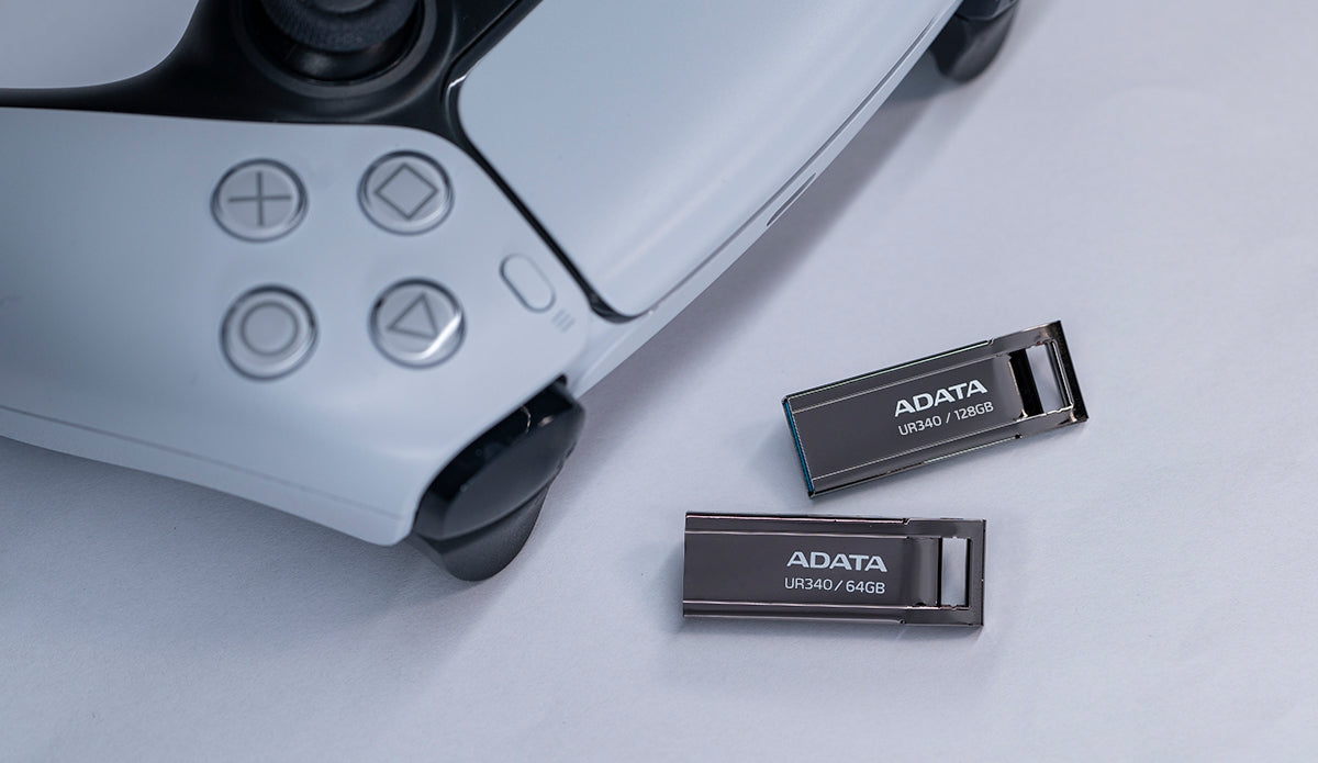 Memoria Usb Adata Ur340 Negro 128 Gb Tipo 100 Mb/S