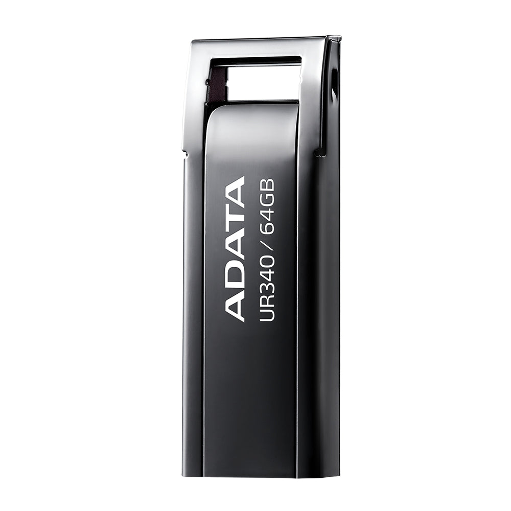 Memoria Flash Adata Ur340 64Gb Usb 3.2 Negro (Aroy-Ur340-64Gbk)