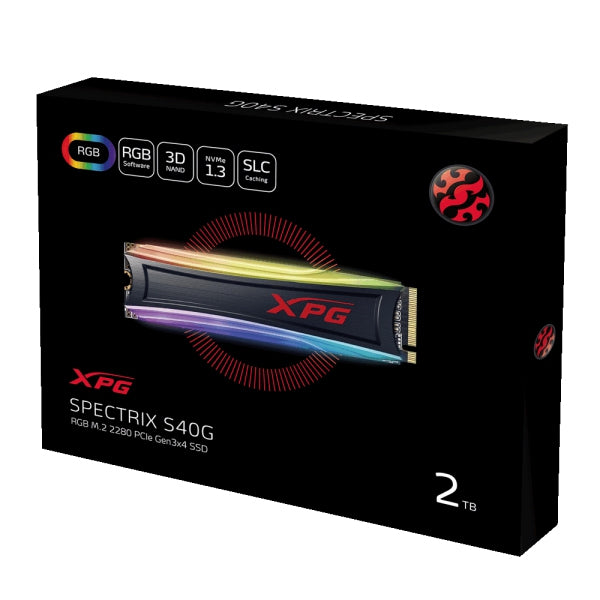 Unidad De Estado Sólido Xpg S40G Adata 2 Tb Pci Express 3.0 3500 Mb/S 1900