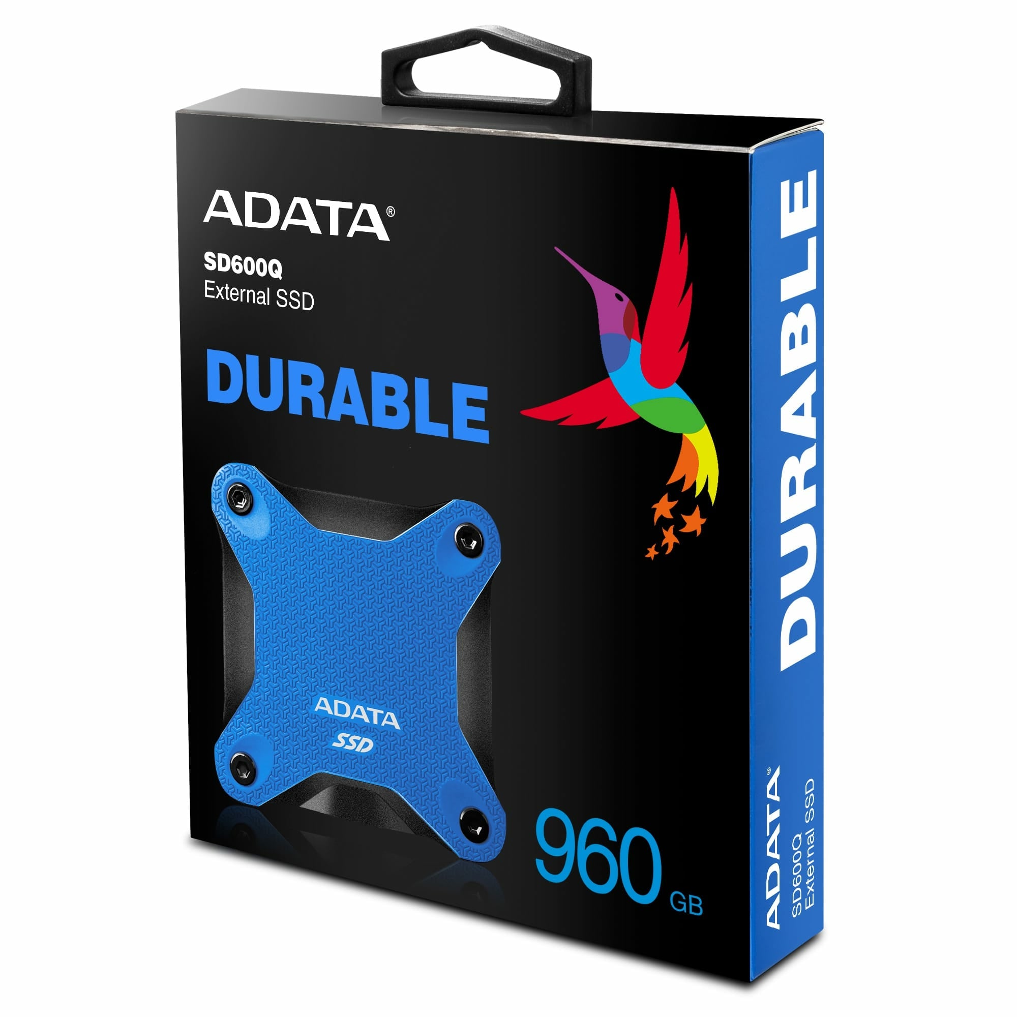 Unidad De Estado Solido Ssd Externo Adata Sd600Q 240Gb Usb 3.1 Azul Windows/Mac/Linux/Android