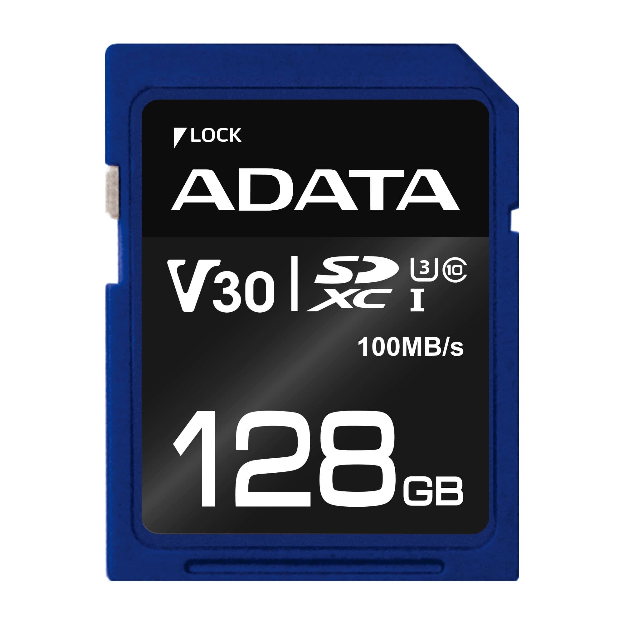 Secure Digital Adata V30 Sdxc Uhs-I U3 Asdx128Gui3V30S-R Gb Clase 10