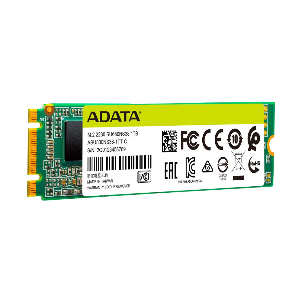 Ssd Adata Asu650Ns38-1Tt-C Unidad De Estado Solido Ultimate Su650 M.2 Sata 1Tb 2280