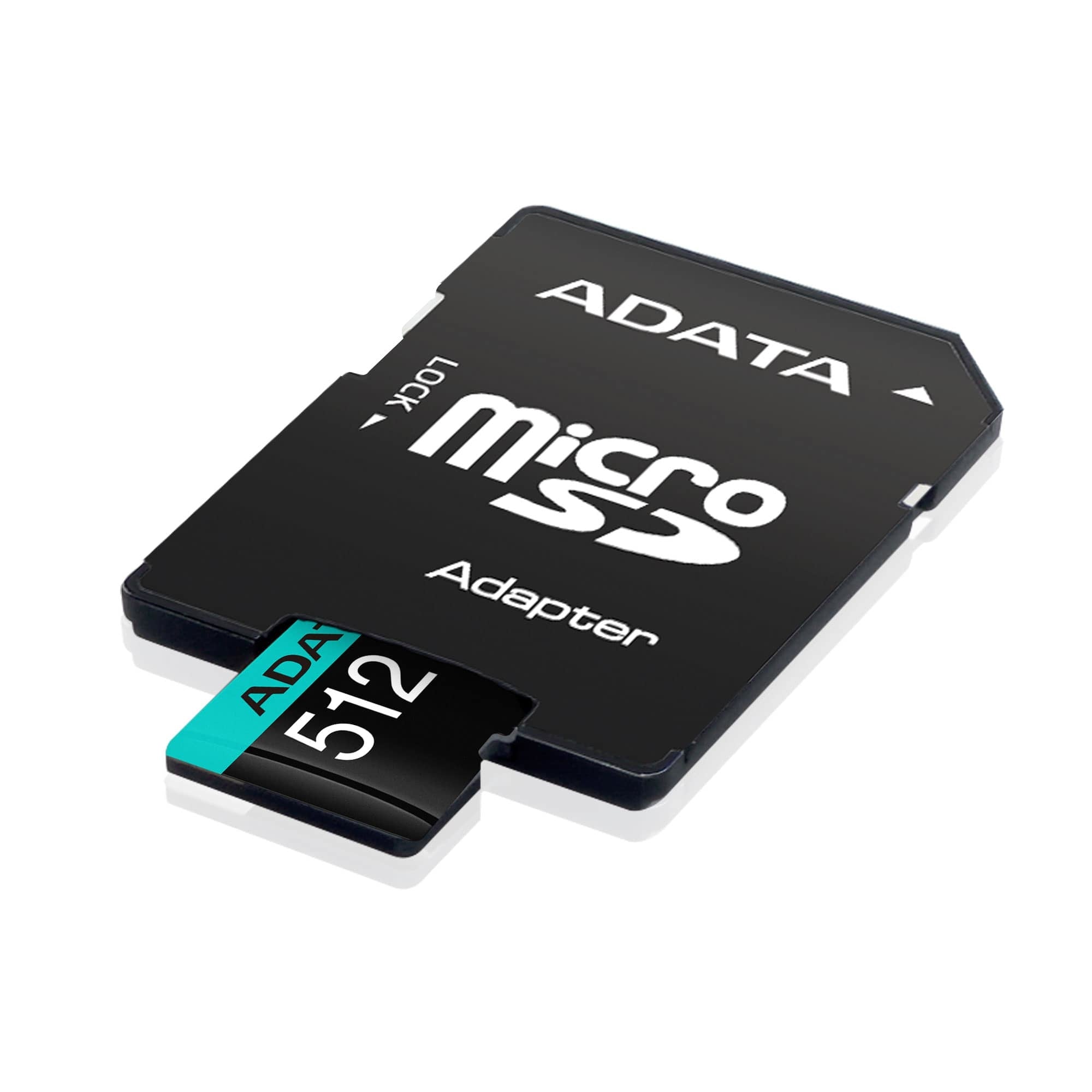 Micro Secure Digital A2 (V30) Adata Premier Pro 512 Gb 100 Mb/S 85 Negro/Verde Clase