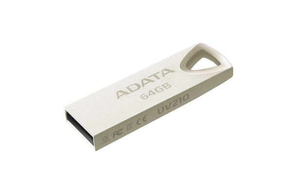 Memoria Usb Adata Uv210 Plata 64 Gb 2.0