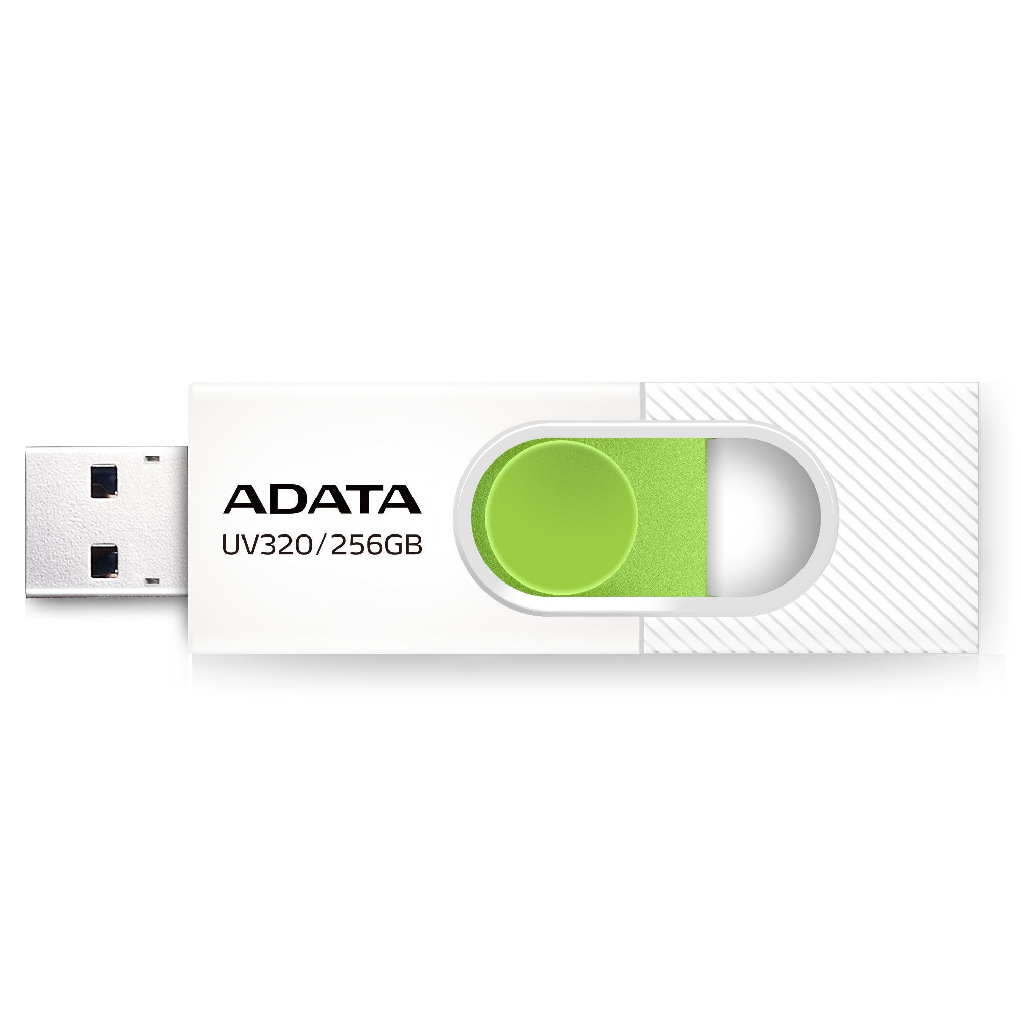 Memoria Flash Adata Uv320 256Gb Usb3.2 White-Green (Auv320-256G-Rwhgn)