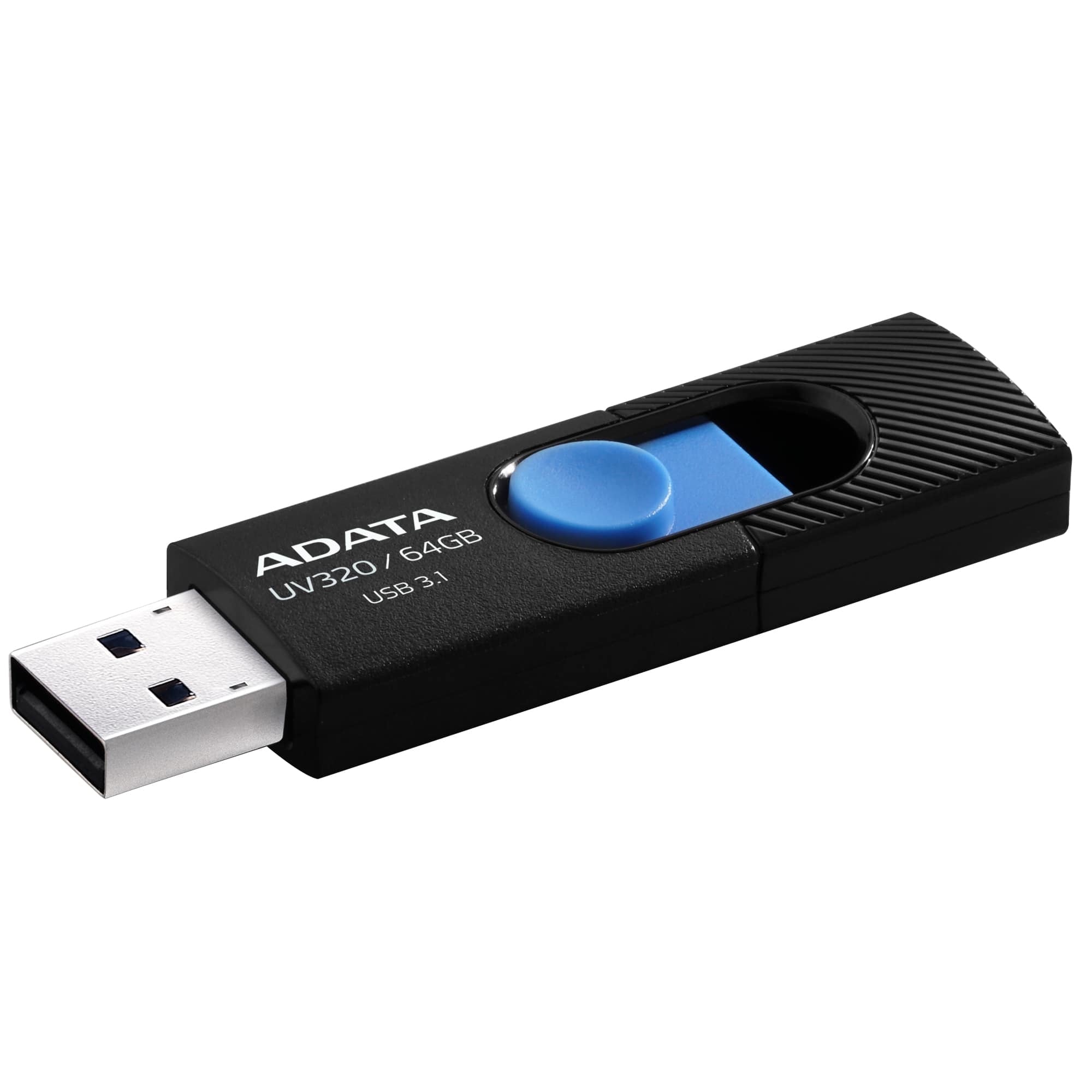 Memoria Usb Adata Uv320 Azul / Negro 64 Gb Tipo