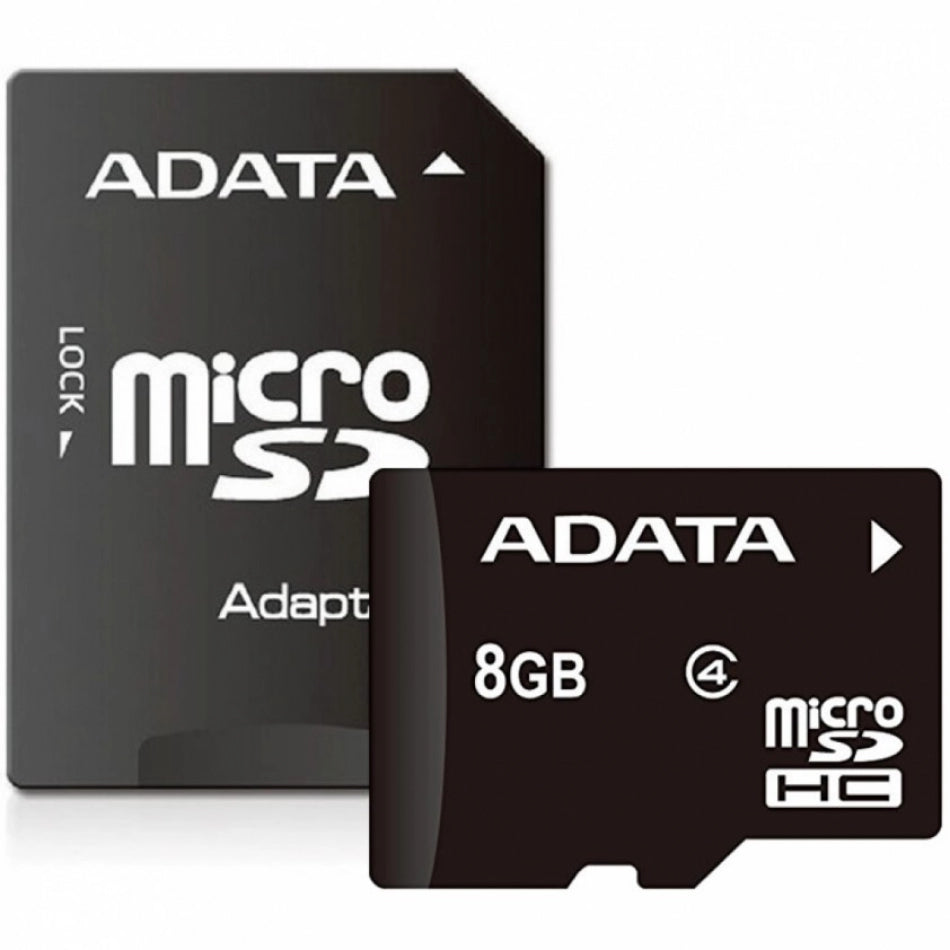 Memoria Micro Sdhc Adata 8Gb Cl4 C/Adapt (Ausdh8Gcl4-Ra1)