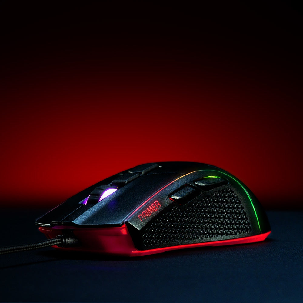 Mouse Xpg Primer-Bkcww Cable Trenzado Ultraligero Efectos De Iluminación Rgb