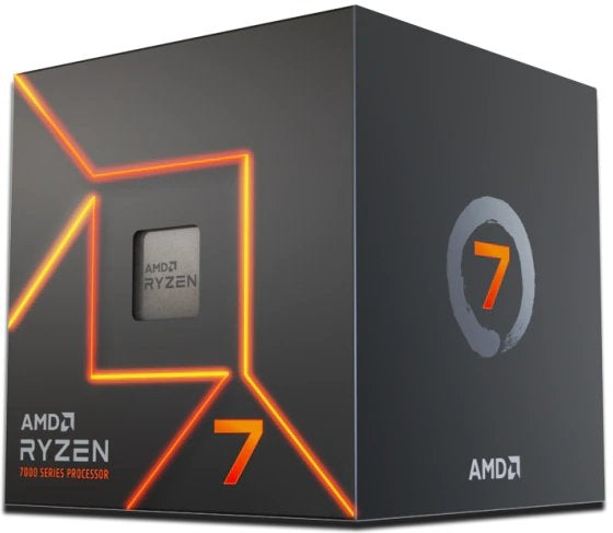 Procesador Amd Ryzen 7 7700 S-Am5 7A Gen / 3.8 - 5.3 Ghz / Cache 32Mb / 8 Nucleos / Con Graficos Radeon / Con Disipador / Gamer Alto