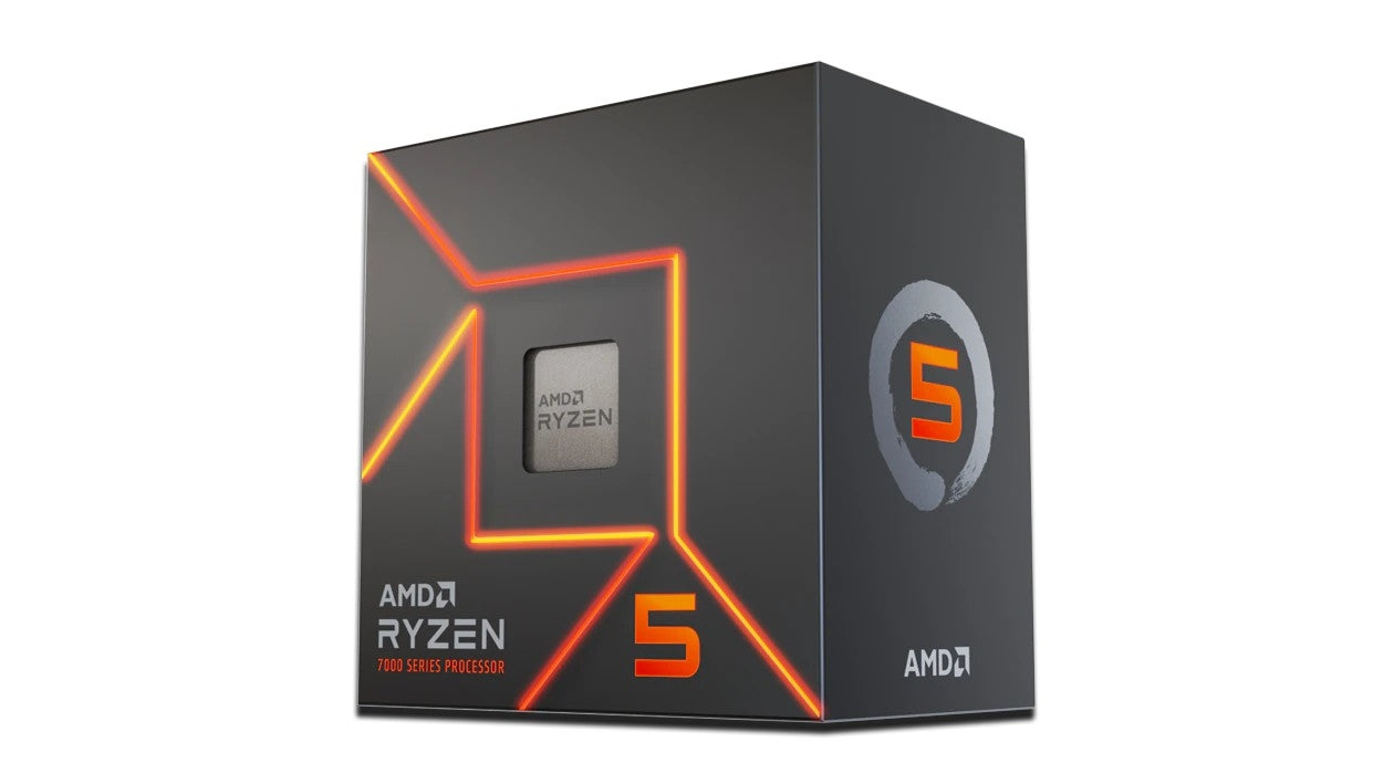 Procesador Amd Ryzen 5 7600 S-Am5 7A Gen / 3.8 - 5.1 Ghz / Cache 32Mb / 6 Nucleos / Con Graficos Radeon / Con Disipador / Gamer Medio