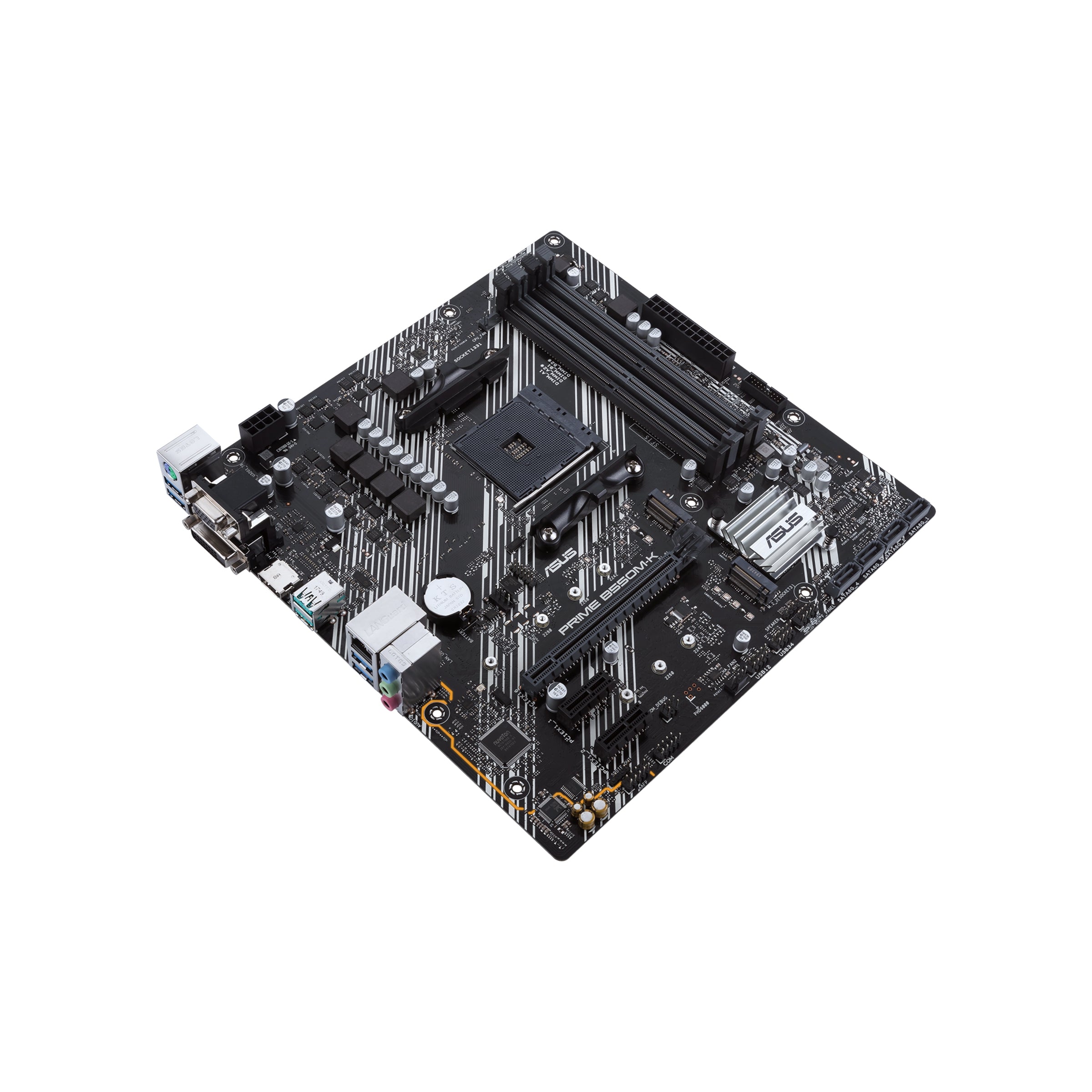 Motherboard Asus B550M-K Prime Zócalo Amd Am4 Para Procesadores De Escritorio Ryzen