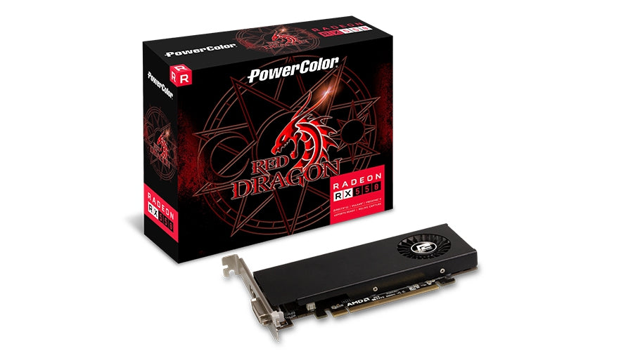 Tarjeta De Video Amd Gddr5 Powercolor Red Dragon Rx 550 4Gb