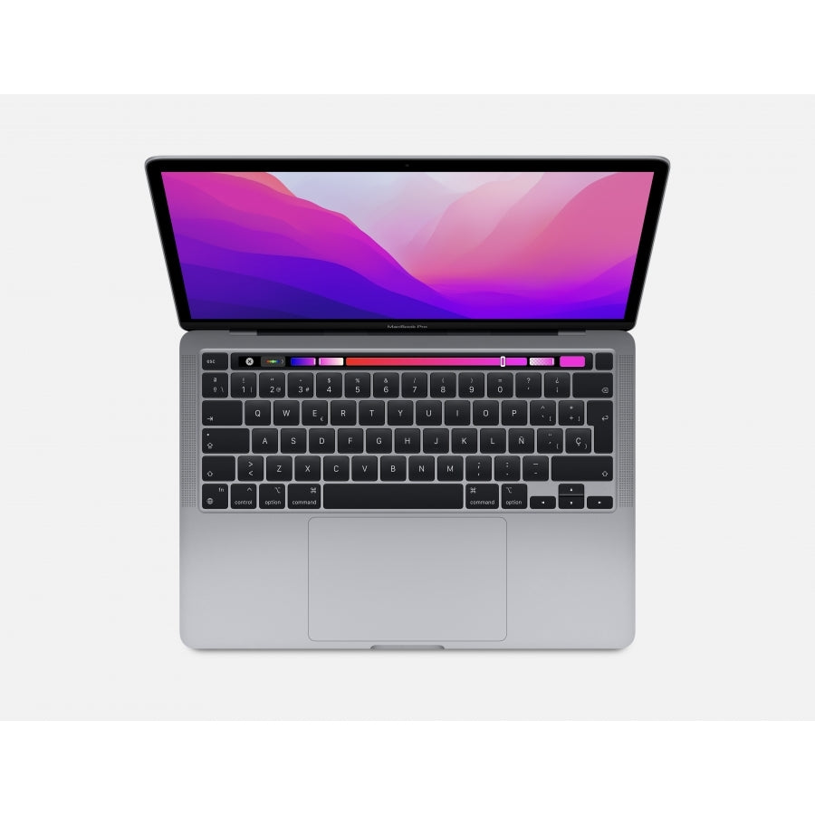 Macbook Pro De 13 Pulgadas/ Chip M2 De Apple Con Cpu De 8 Nucleos Y Gpu De 10 Nucleos/ 16Gb/ 256Gb Ssd/ Touch Bar/ Touch Id/ Gris Espacial/ Teclado Lam