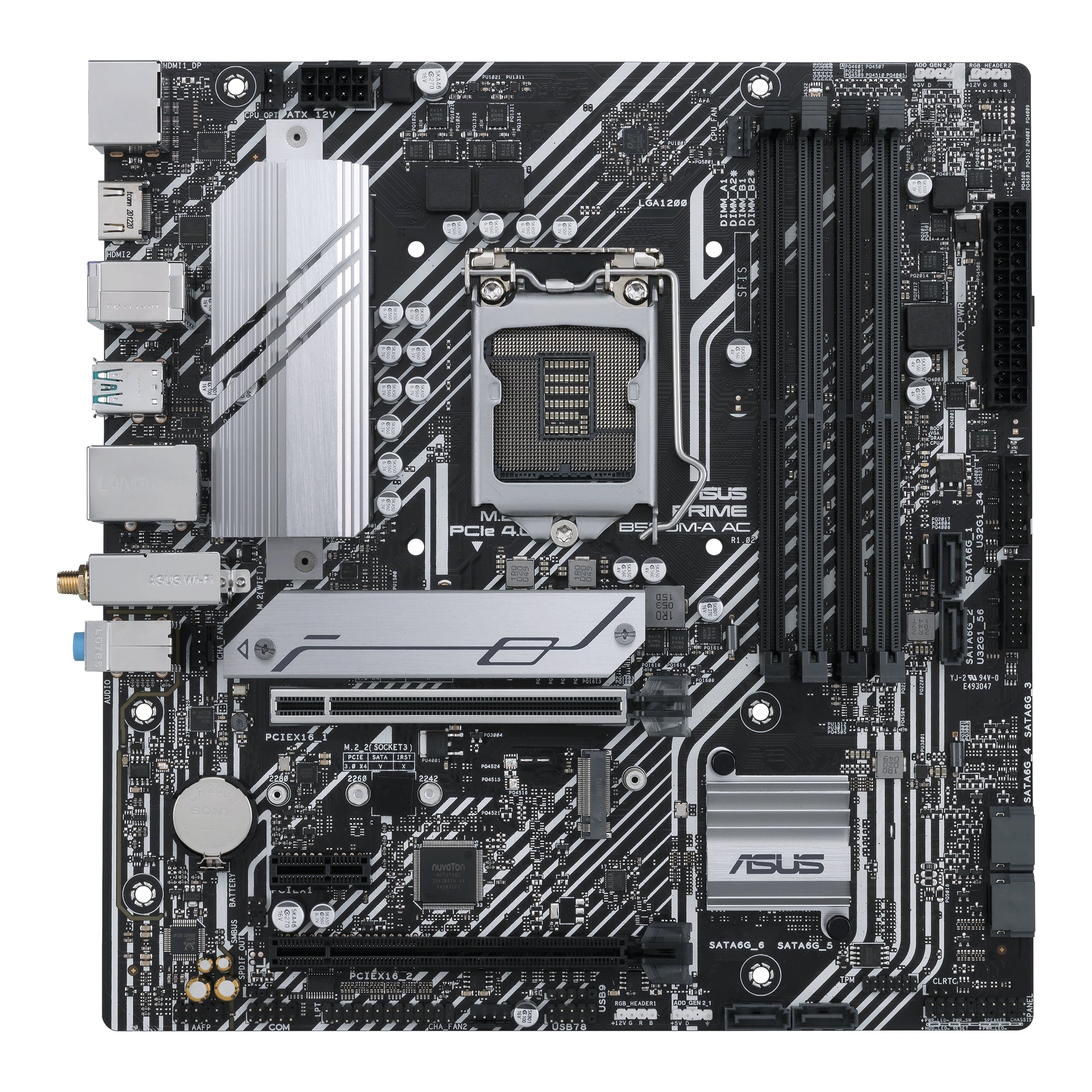 Motherboard Asus B560M-A Ac Intel Lga 1200 Atx