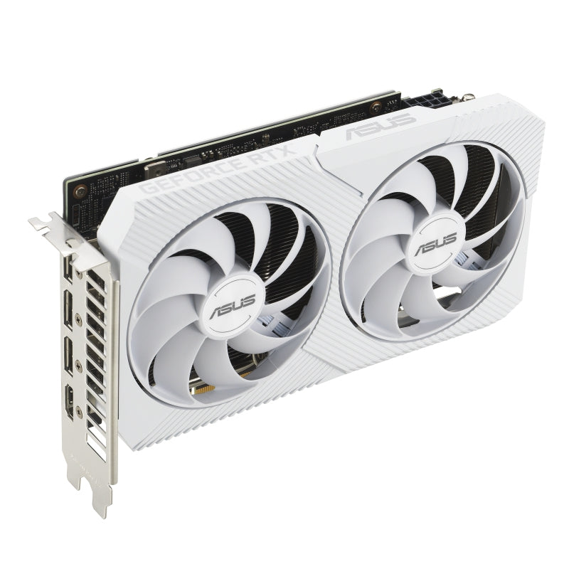 Tarjeta De Video Asus Dual-Rtx3060-O8G-White Oc 8Gb/Gddr6/Hdmi/Dp