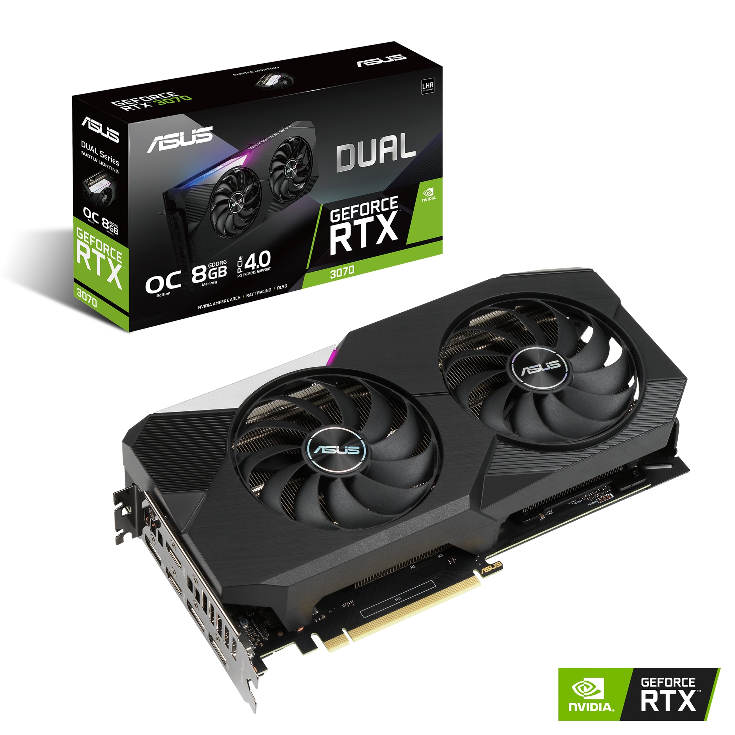 Tarjeta De Video Asus Dual-Rtx3070-O8G-V2 Nvidia Geforce Gb Gddr6 Pci Express 4.0