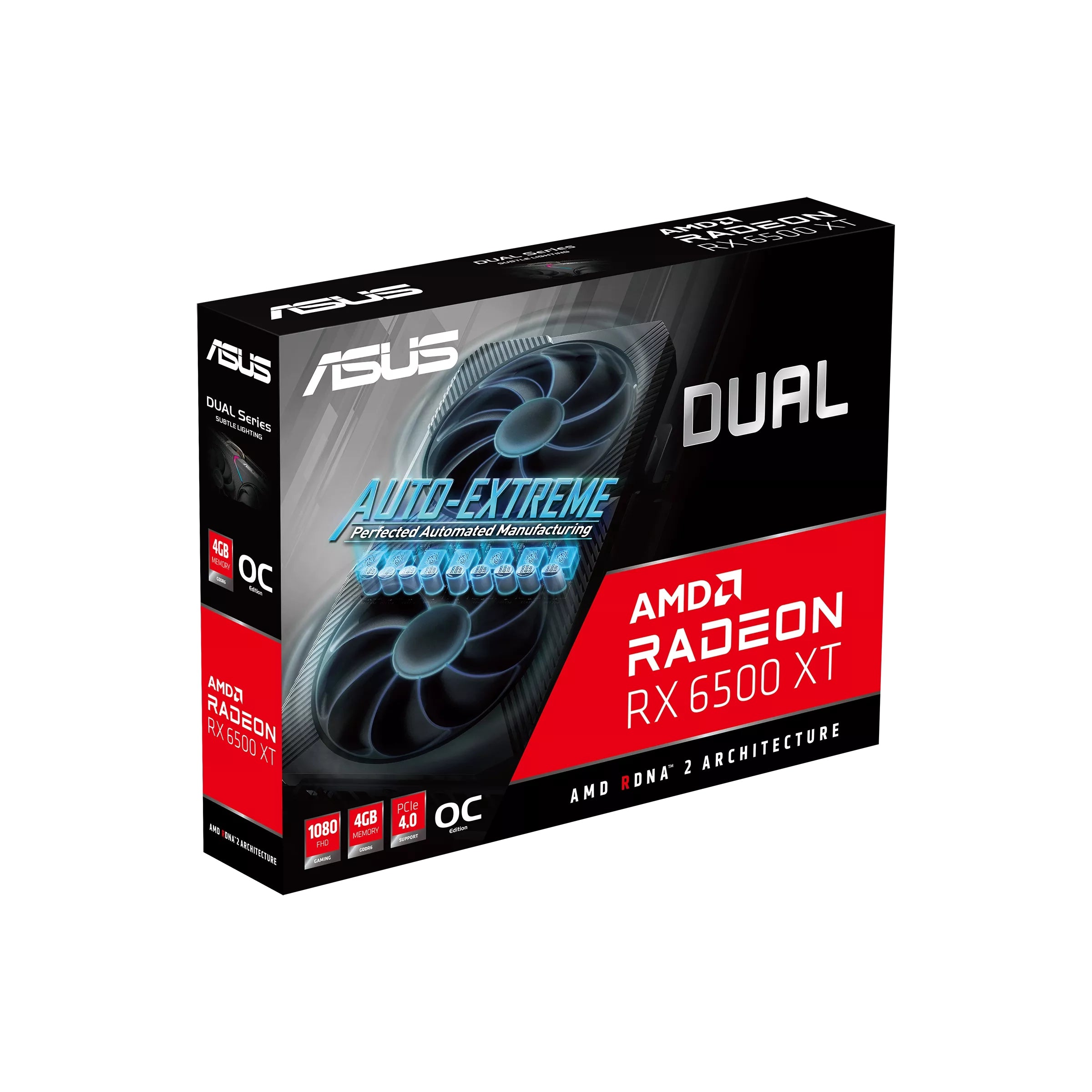 Tarjeta De Video Asus Dual-Rx6500Xt-O4G 4Gb Ddr6 Hdmi/Dp